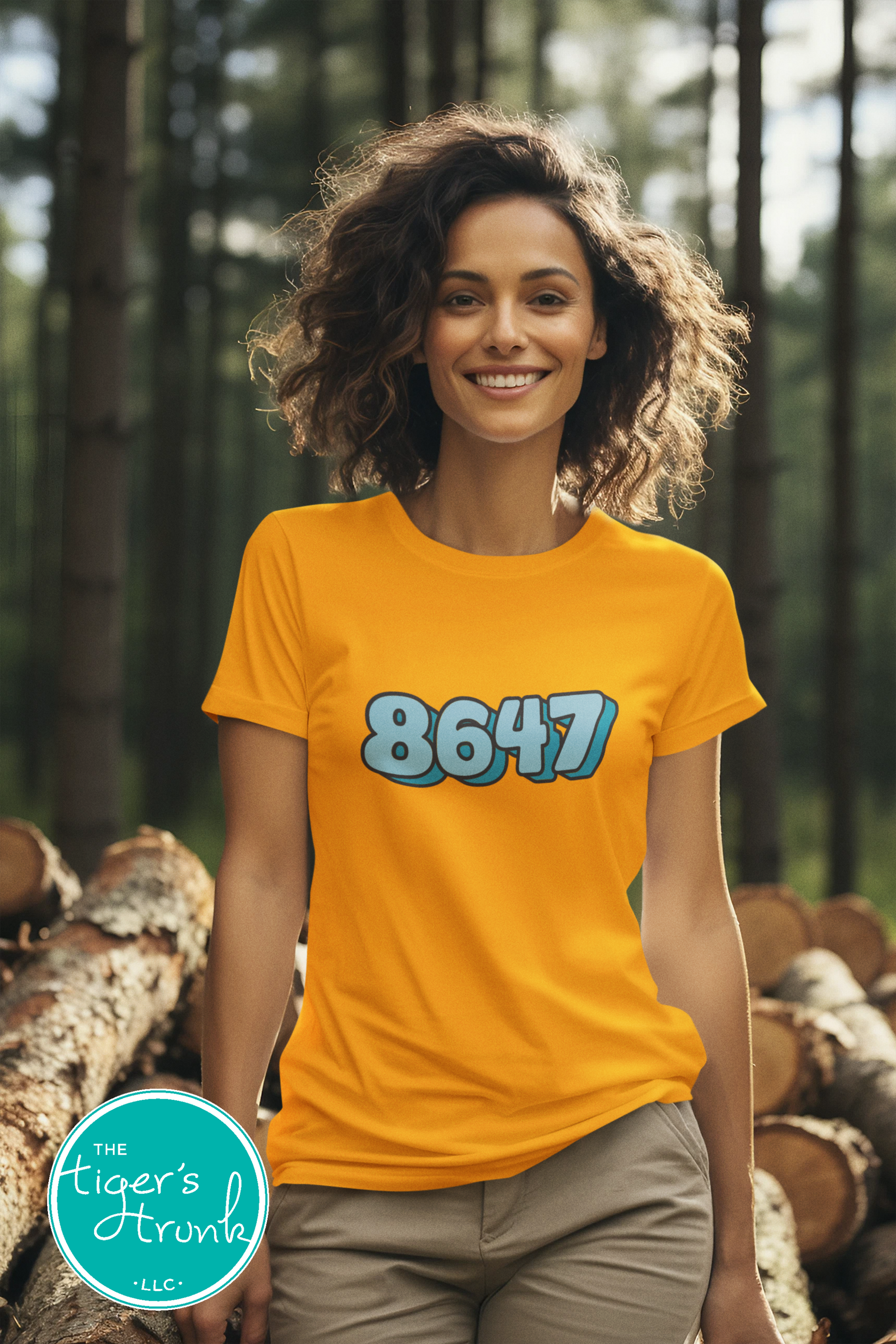 A casual tee with the 8647 print, allowing wearers to express their views in a subtle yet meaningful way.