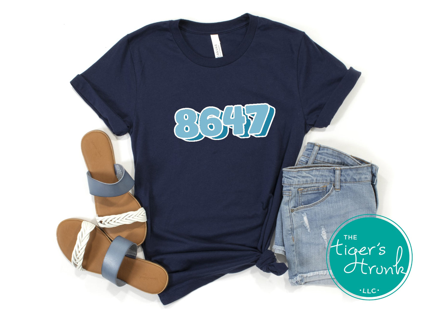 A casual tee with the 8647 print, allowing wearers to express their views in a subtle yet meaningful way.
