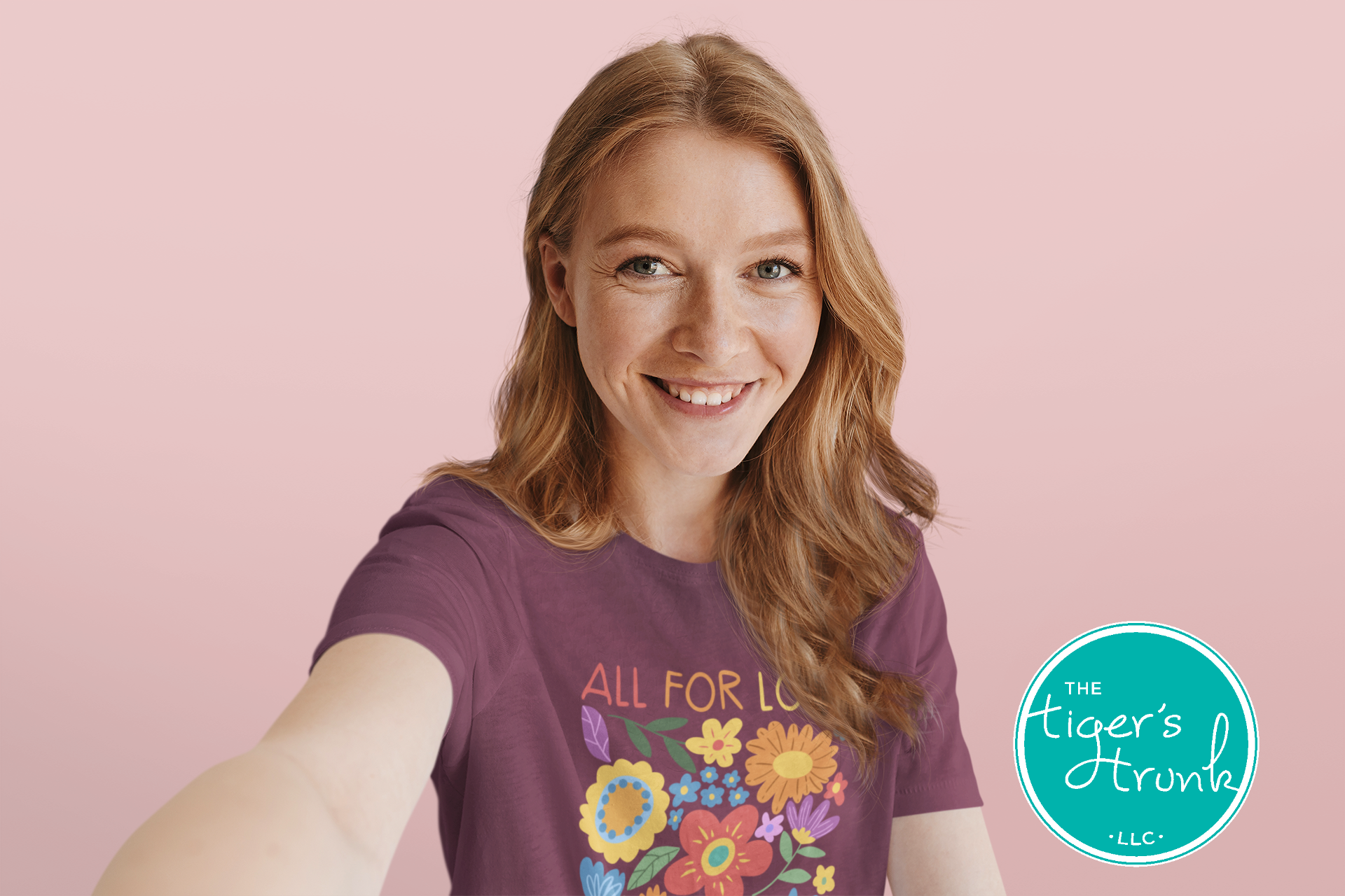 T-shirt with the phrase "All for Love and Love for All," inclusive Pride graphic tee for LGBTQ+ supporters and allies