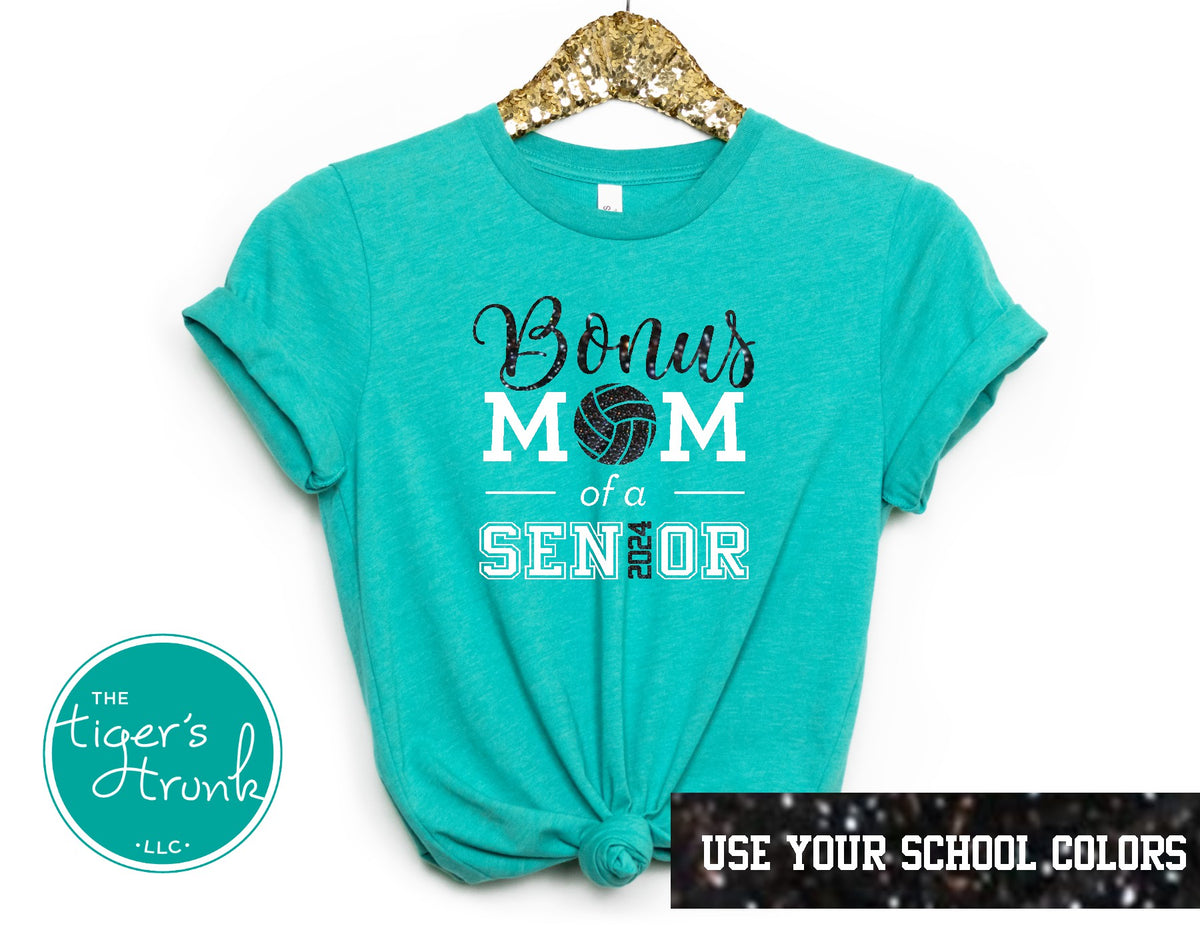 Baseball Shirt, Softball Shirt, Bonus Mom of a Senior