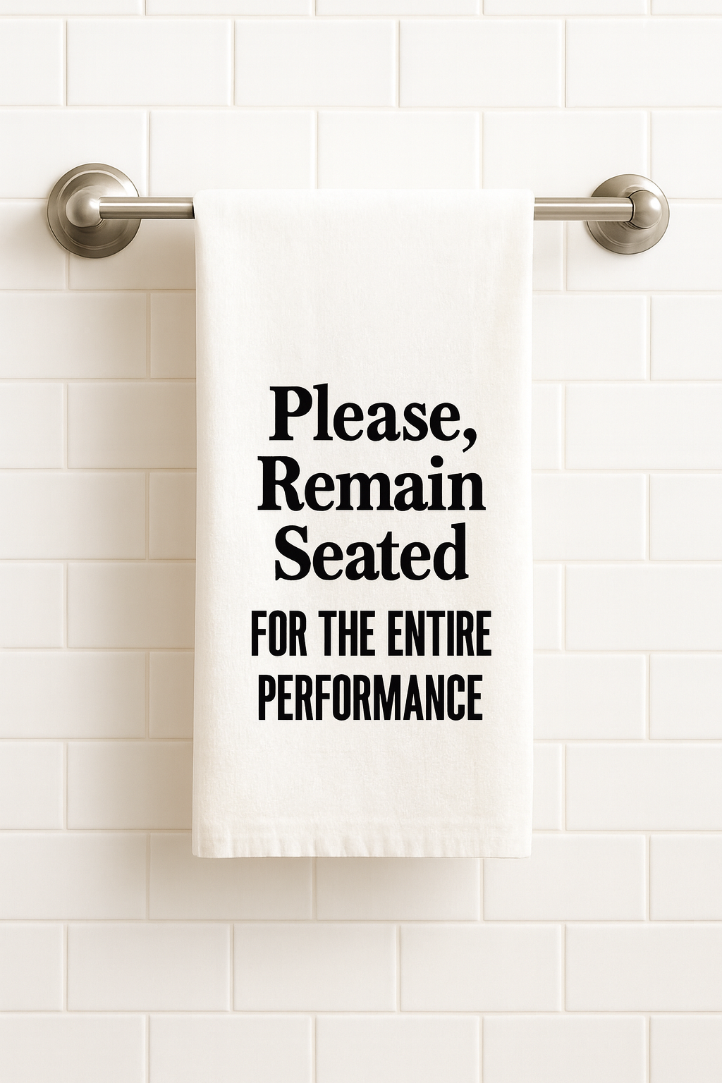White Towel Mockup PNG