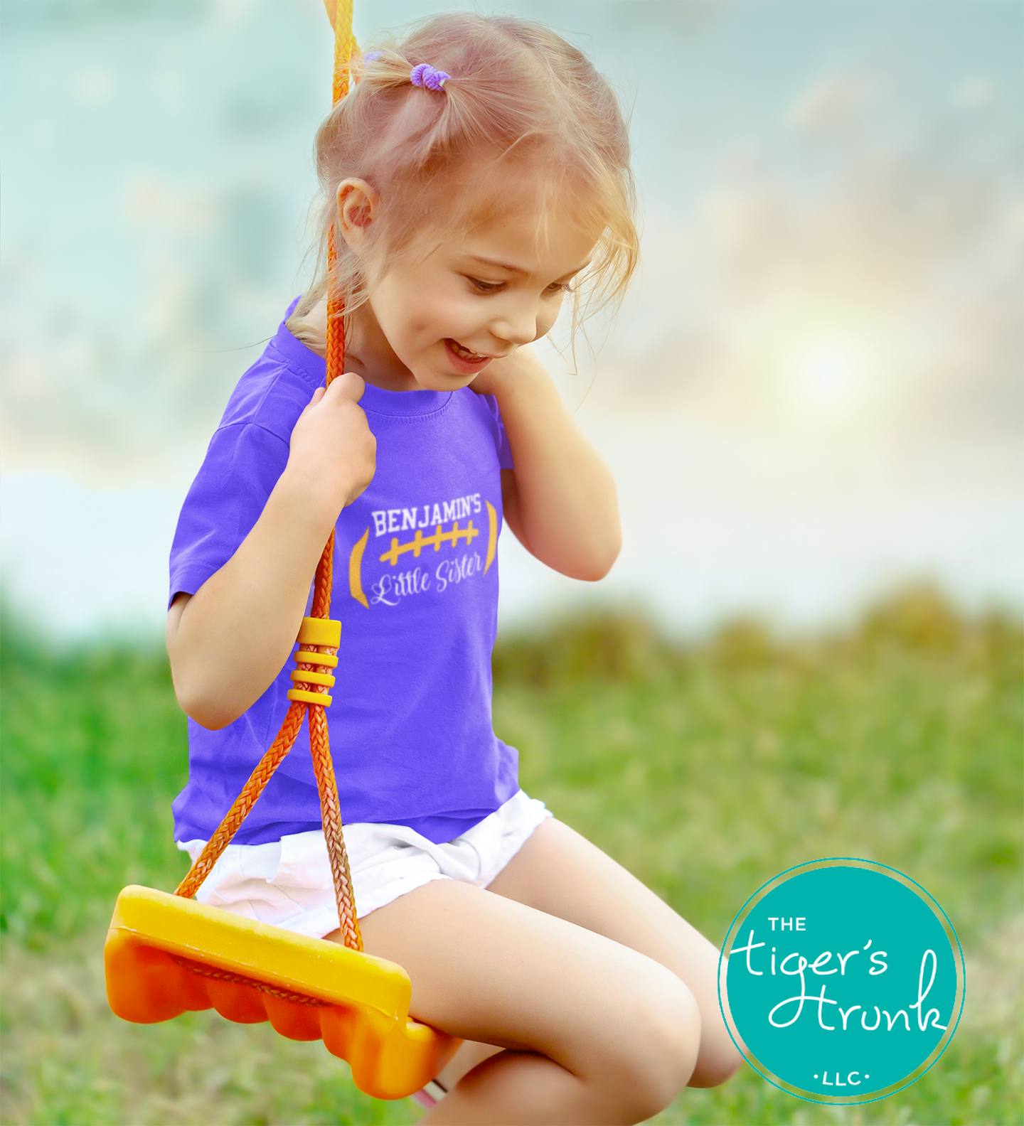 Football Shirt | Mascot Shirt | Little Sister | Short-Sleeve Shirt