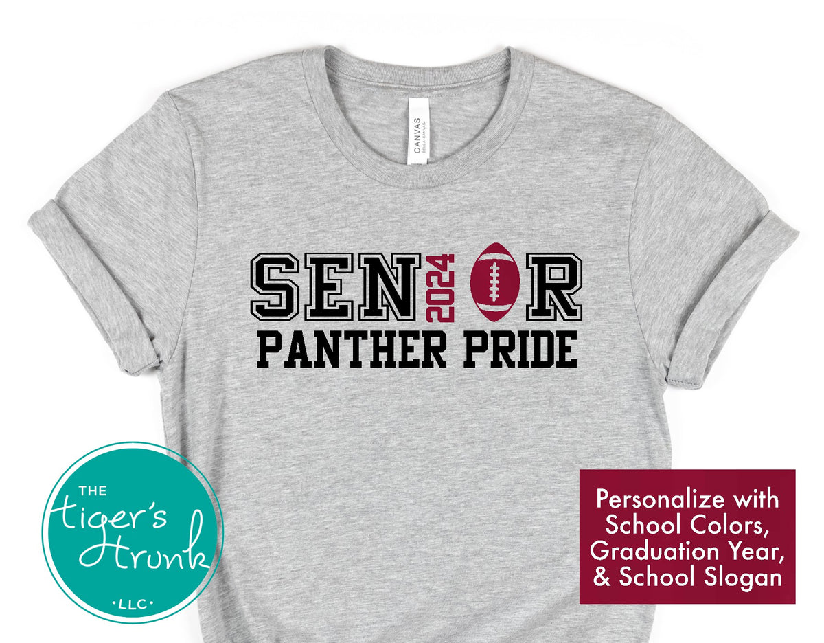 Senior Pride Football T-Shirt | VictoryStore