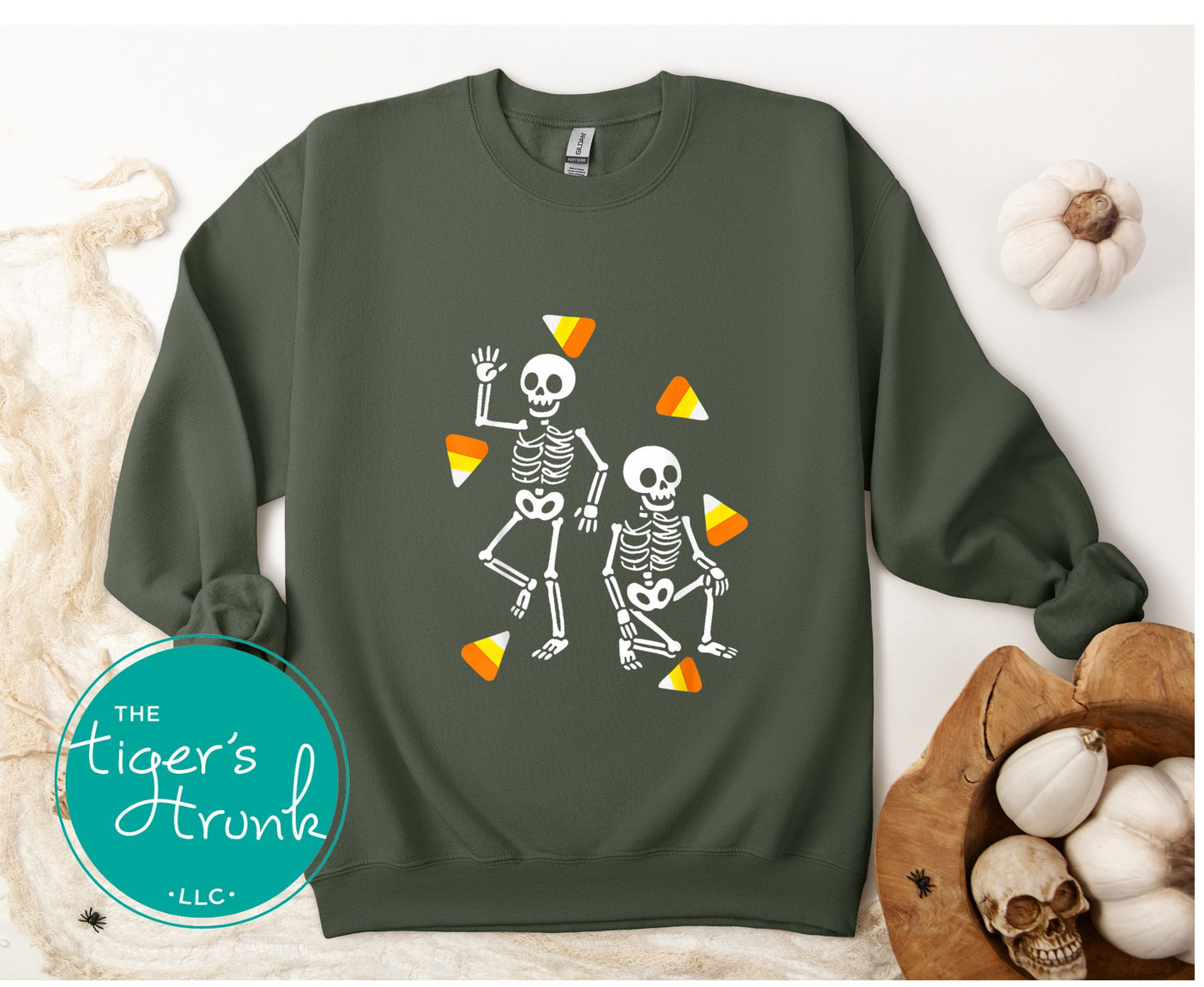 Halloween Skeleton Discreet Anti-Trump Protest Sweatshirt