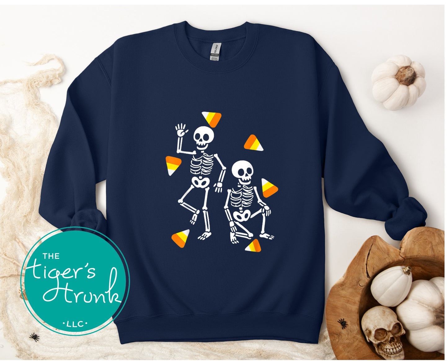 Halloween Skeleton Discreet Anti-Trump Protest Sweatshirt