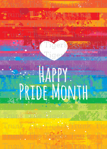 Happy Pride Rainbow Card