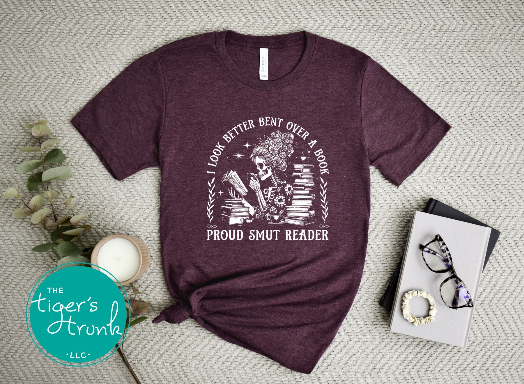 I Look Better Bent Over a Book shirt with proud smut reader graphic, funny romance book lover tee in long sleeve or short sleeve styles