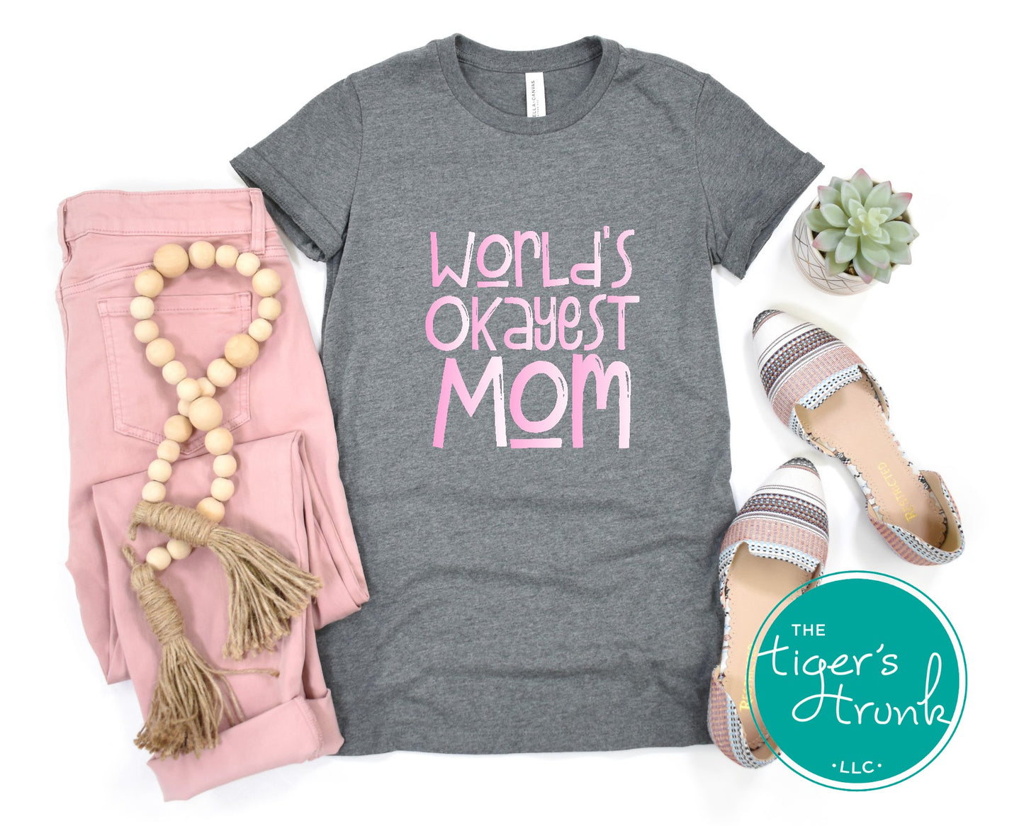 World's Okayest Mom T-Shirt