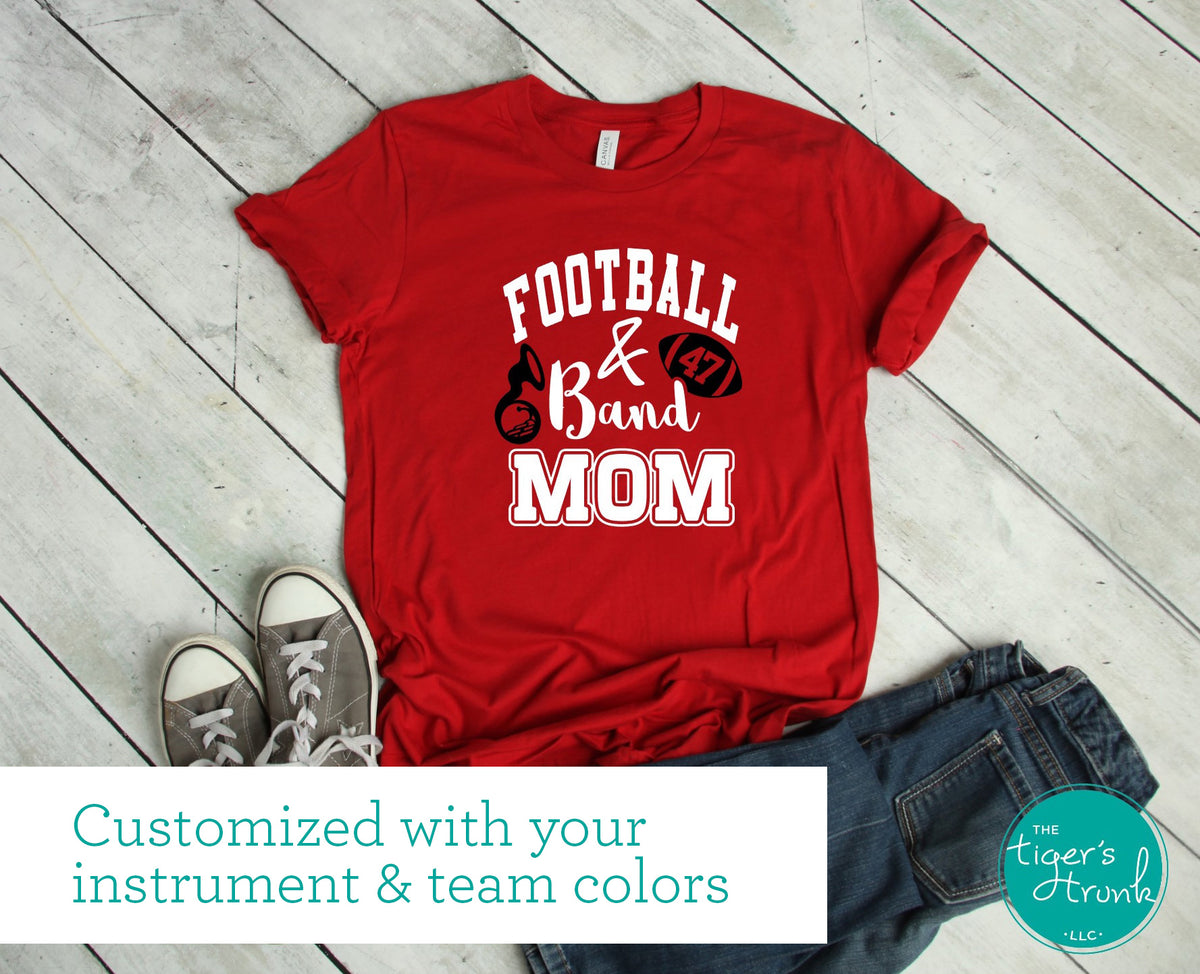 Royal Braves Football Mom T-Shirt