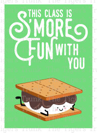 This Class is S'More Fun With You Instant Download Printable Valentine Cards