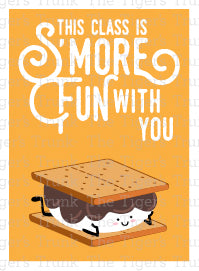 This Class is S'More Fun With You Instant Download Printable Valentine Cards