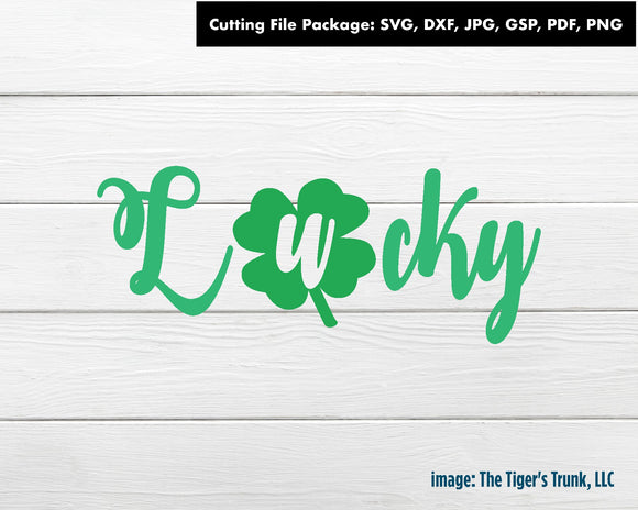 Cutting Files | St. Patricks Day Files | Lucky | Instant Download