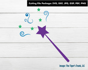 Cutting File Package | Magic Wand Cutting Files | Instant Download