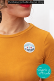 Feminist Sticker | Political Activism Sticker | A Woman's Place is in The White House | UV-DTF Sticker