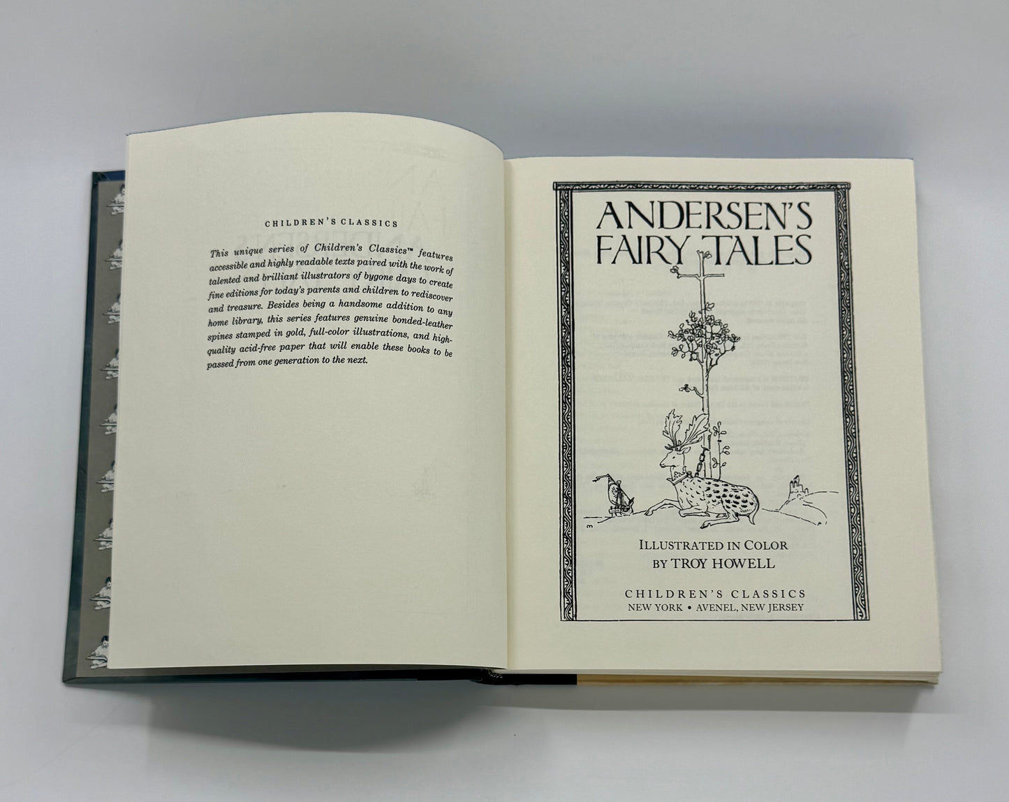 Vintage edition of Anderson’s Fairy Tales, illustrated by Troy Howell, 1988.