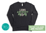 Archery Shirt | Mascot Shirt | Archery Mom | Long-Sleeve Shirt