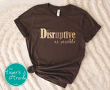 Human Rights Shirt | Racial Equality Shirt | Disruptive | Short-Sleeve Shirt