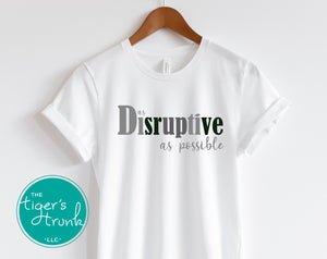 Human Rights Shirt | Racial Equality Shirt | Disruptive | Short-Sleeve Shirt