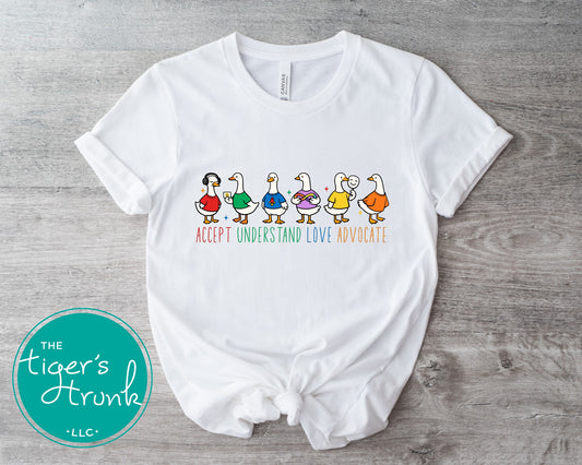 Accept Understand Love Advocate Shirt