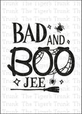 Halloween Card | Bad and BOOjee | Instant Download | Printable Card