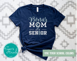 Band Shirt | Bonus Mom of a Senior | Class of 2024 | Short-Sleeve Shirt
