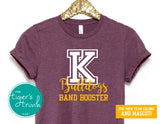 Band Shirt | Mascot Shirt | School Letter Shirt | Band Booster | Short-Sleeve Shirt