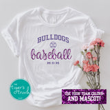 Baseball Shirt | Mascot Shirt | Baseball Mom | Short-Sleeve Shirt