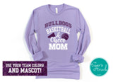 Basketball Shirt | Cheerleading Shirt | Mascot Shirt | Basketball and Cheer Mom | Long-Sleeve Shirt