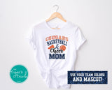 Basketball Shirt | Cheerleading Shirt | Mascot Shirt | Basketball and Cheer Mom | Short-Sleeve Shirt