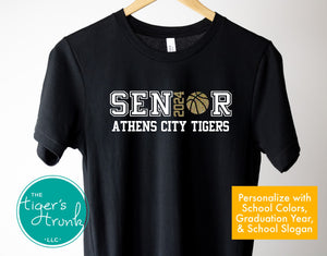 Senior Shirt | Class of 2024 | Senior Basketball Player | Short-Sleeve Shirt