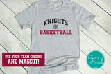 Basketball Shirt | Mascot Shirt | Short-Sleeve Shirt