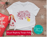 Christmas Decal | Believe | DTF Heat Transfer