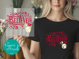 Christmas Decal | Believe | DTF Heat Transfer