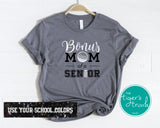 Golf Shirt | Bonus Mom of a Senior | Class of 2024 | Short-Sleeve Shirt