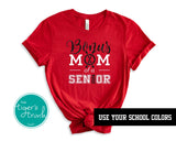 Band Shirt | Bonus Majorette Shirt | Mom of a Senior | Class of 2024 | Short-Sleeve Shirt