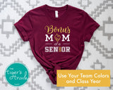 Scholars' Bowl Shirt | Scholastic Bowl Shirt | Quiz Bowl Shirt | Bonus Mom of a Senior | Class of 2025 | Short-Sleeve Shirt