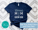 Scholars' Bowl Shirt | Scholastic Bowl Shirt | Quiz Bowl Shirt | Bonus Mom of a Senior | Class of 2025 | Short-Sleeve Shirt