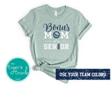 Swim Team Shirt | Bonus Mom of a Senior | Class of 2024 | Short-Sleeve Shirt