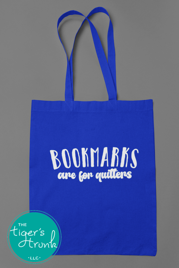 Bookish Graphic Tee | Bookish Bag | Bookmarks are for Losers | Short-Sleeve Shirt | Canvas Tote Bag