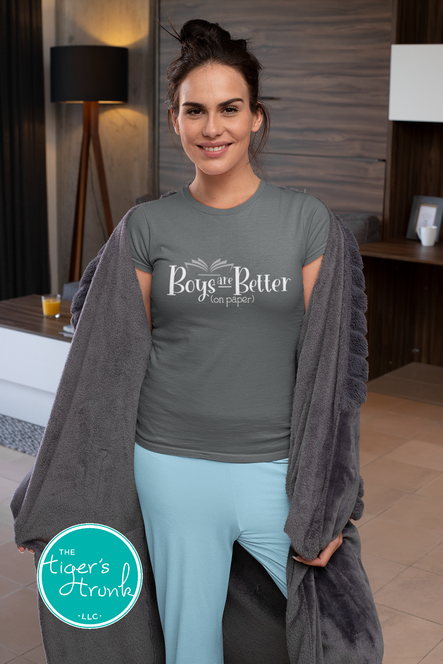 Bookish Shirt, Boys Are Better on Paper Tee, Literary Gift for Readers, Romance Book Lover T-Shirt