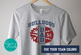 Cheerleading Shirt | Baseball Shirt | Softball Shirt | Cheer and Baseball Dad | Short-Sleeve Shirt