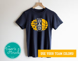 Basketball Shirt | Cheerleading Shirt | Cheer and Basketball Dad | Short-Sleeve Shirt