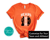Cheerleading Shirt | Football Shirt | Mascot Shirt | Cheer and Football Mom | Short-Sleeve Shirt
