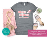 Cheerleading Shirt | Cheer Captain | Short-Sleeve Shirt