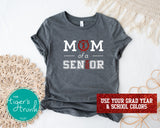 Cheerleading Shirt | Cheer Mom of a Senior | Class of 2024 | Short-Sleeve Shirt