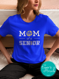 Cheerleading Shirt | Cheer Mom of a Senior | Class of 2025 | Short-Sleeve Shirt