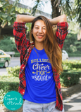 Cheerleading Shirt | Cheer Mom Squad | Short-Sleeve Shirt