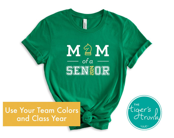 Chess Shirt | Chess Mom of a Senior | Class of 2024 | Short-Sleeve Shirt