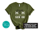 Chess Shirt | Mascot Shirt | Chess Mom of a Senior | Class of 2024 | Short-Sleeve Shirt