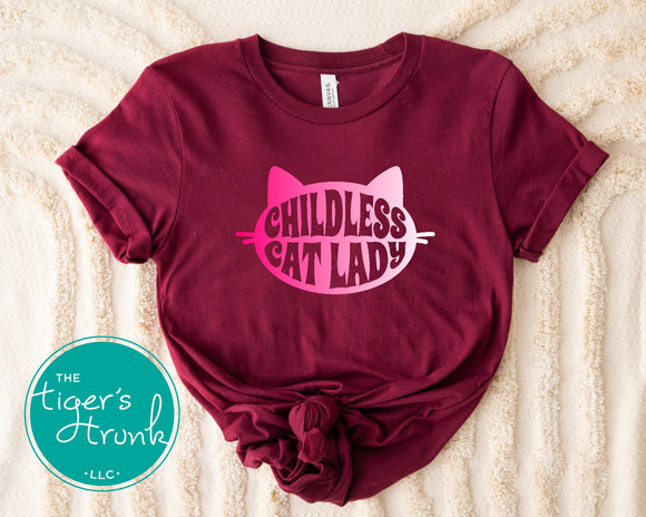 Vote Blue | Women's Rights Shirt | Childless Cat Lady | Short-Sleeve Shirt